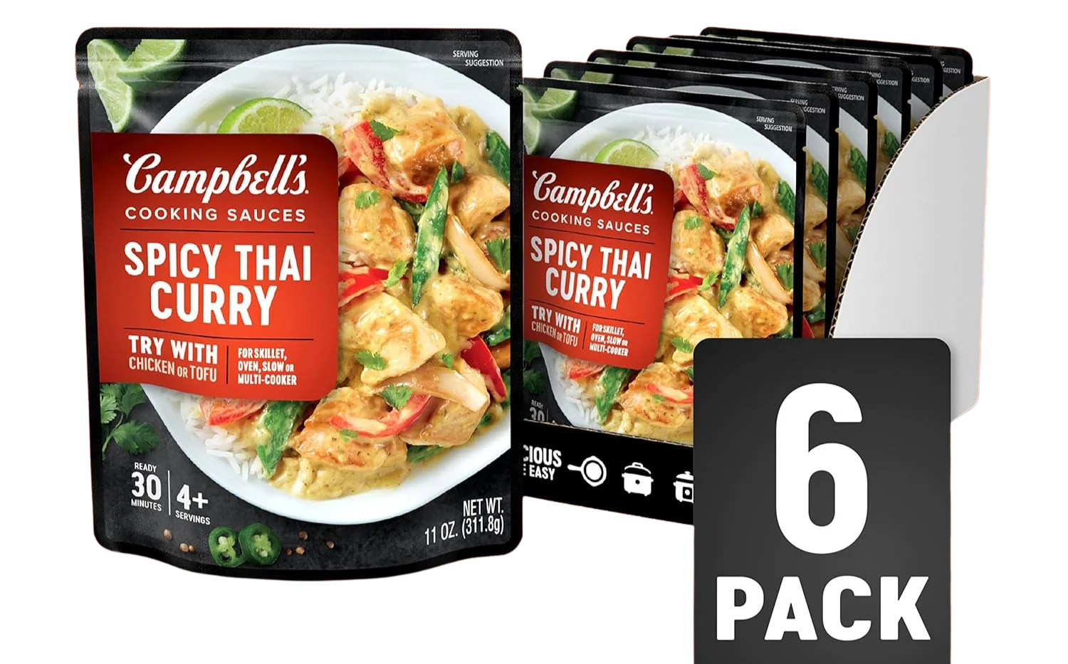 Thai Curry Chicken Sauce (6 Pack)