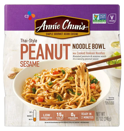 Thai-Style Peanut Sesame Noodle Bowl