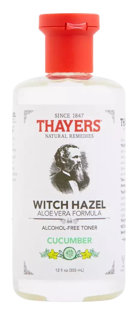 Witch Hazel Facial Toner With Aloe Vera Formula Alcohol-Free Cucumber