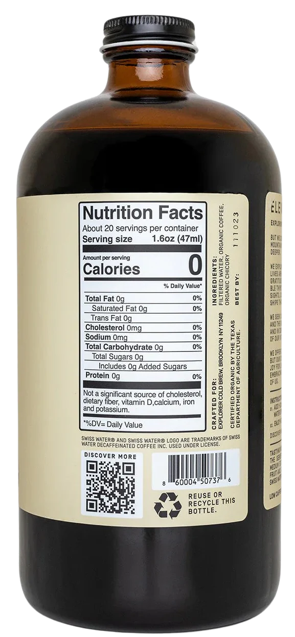 The Daydreamer Decaf Cold Brew Coffee Concentrate - Image 2