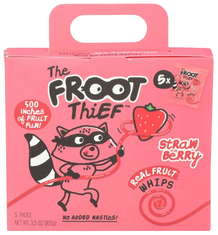 The Froot Thief Strawberry Real Fruit Whips (5 Packs)