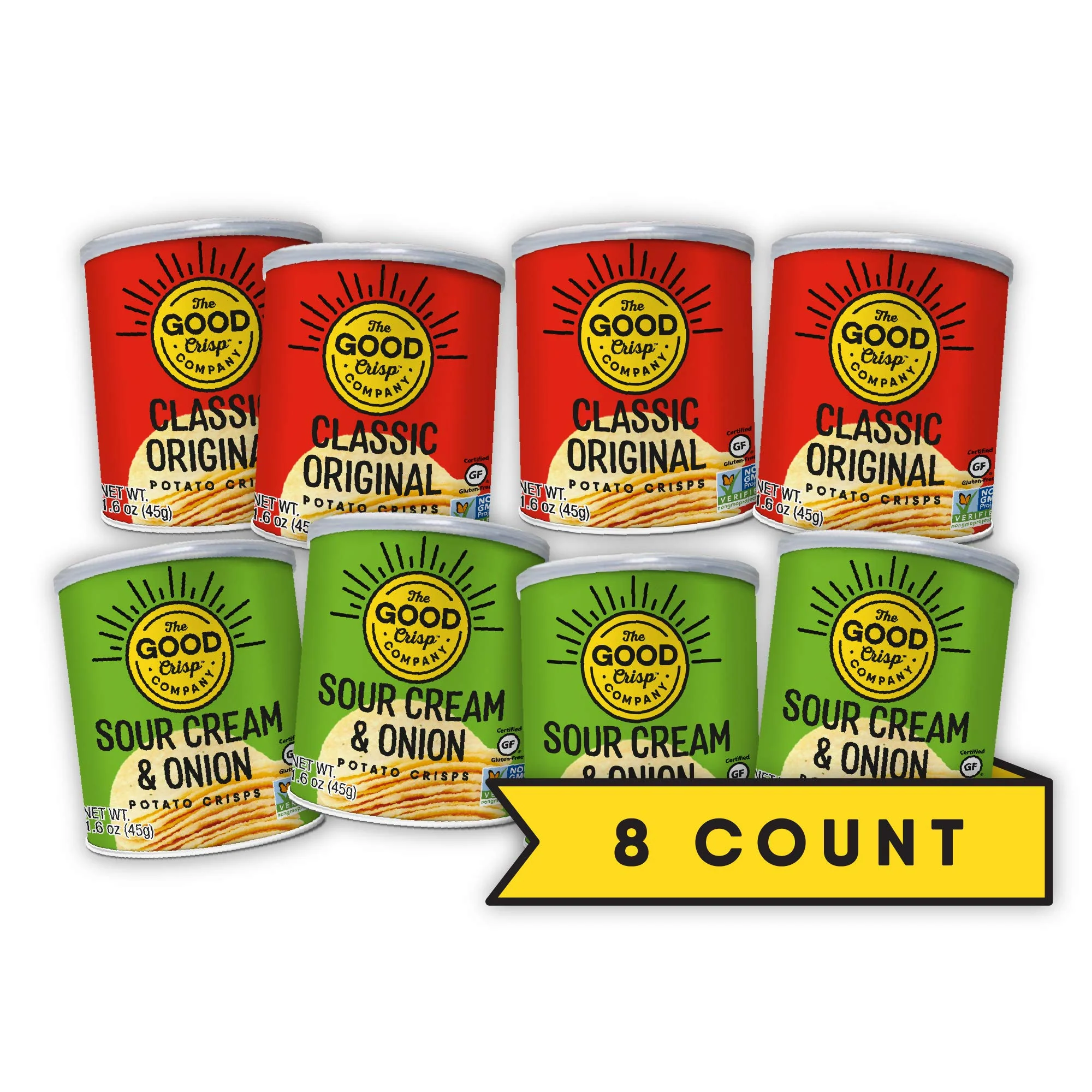 Potato Crisp Original and Sour Cream & Onion Variety Pack (8 Pack) - Image 3