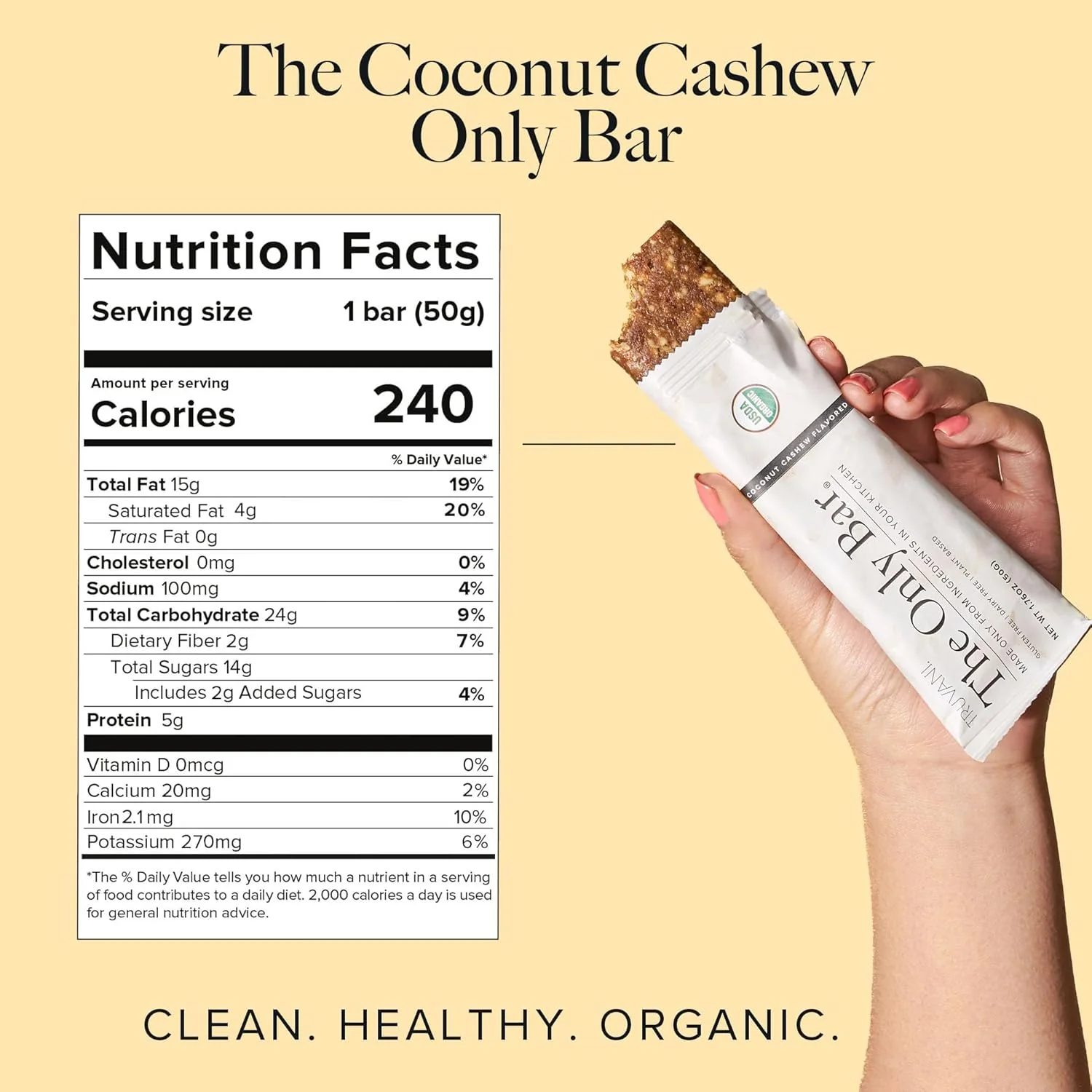 The Only Bar - Coconut Cashew (12 CT) - Image 3