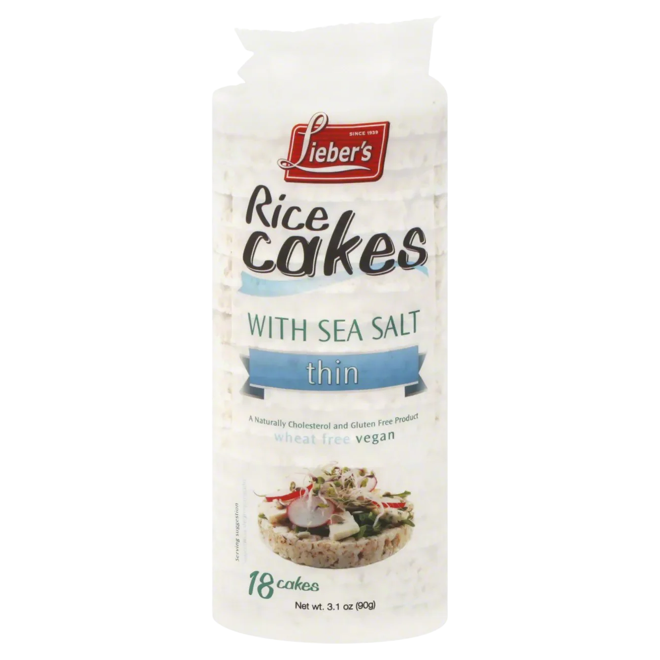 Thin Rice Cakes with Sea Salt