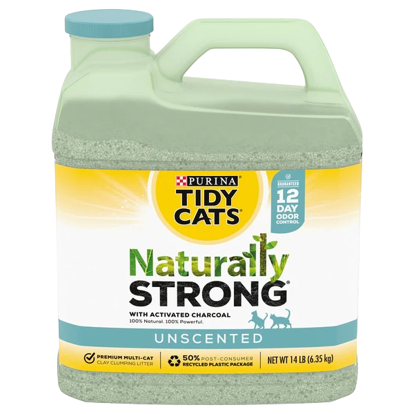 Unscented Naturally Strong Clumping Multi-Cat Litter