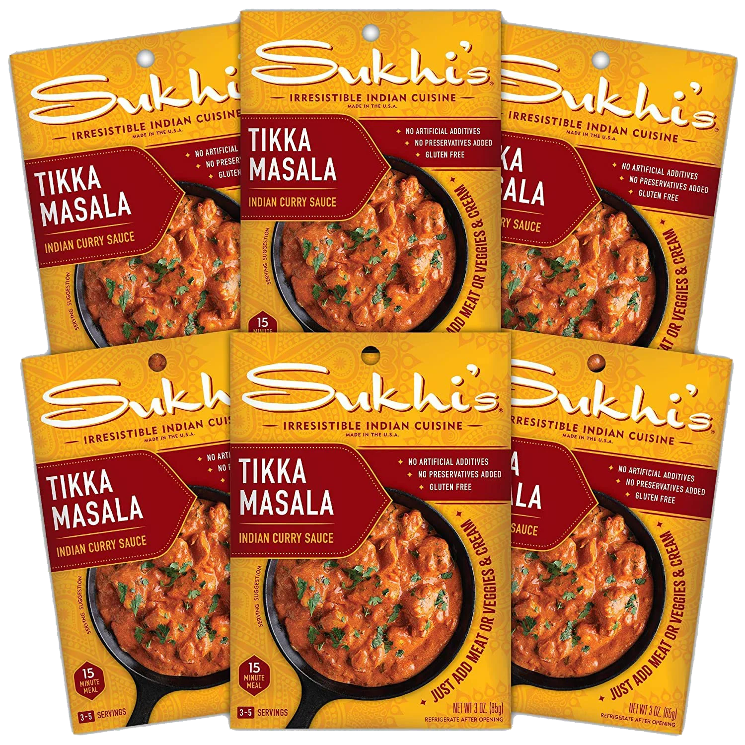 Tikka Masala Curry Sauce (6 Pack)