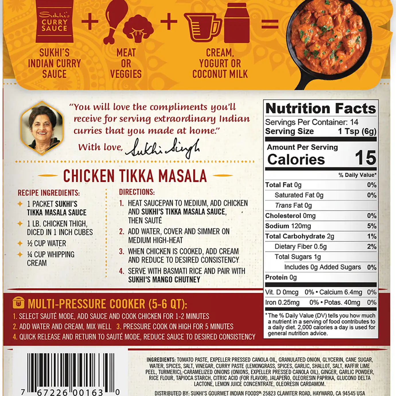 Tikka Masala Curry Sauce (6 Pack) - Image 5