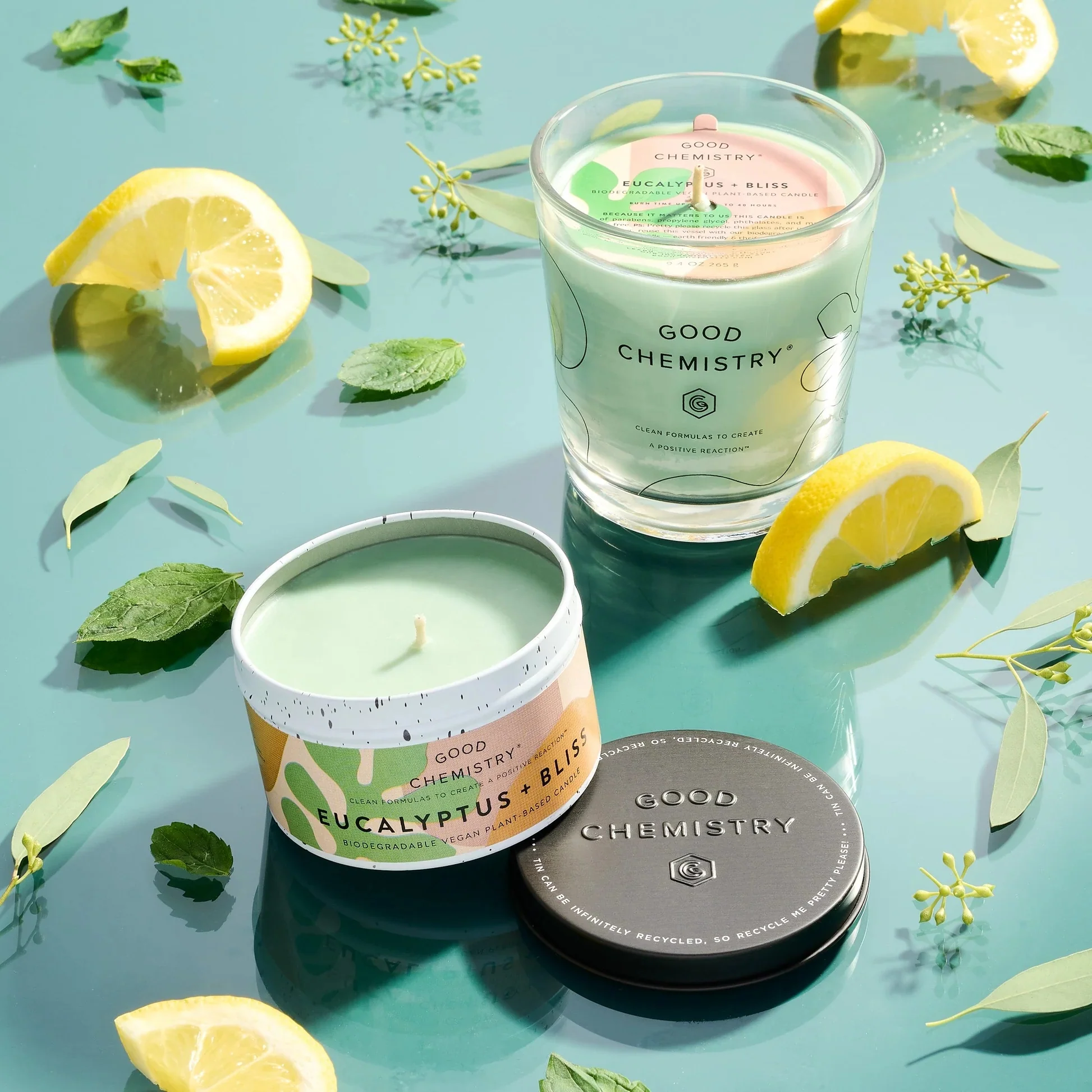 Tin Candle - Eucalyptus + Bliss - Image 4