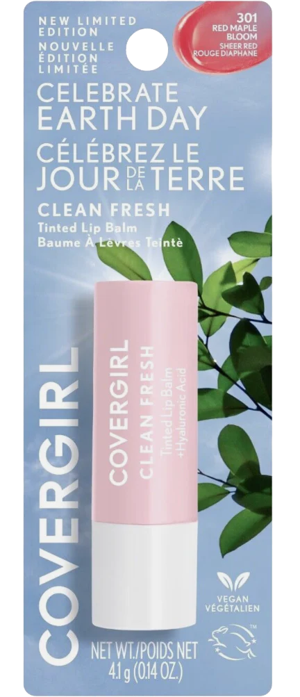 Tinted Lip Balm Limited Edition Earth Day 301 Red Maple Bloom