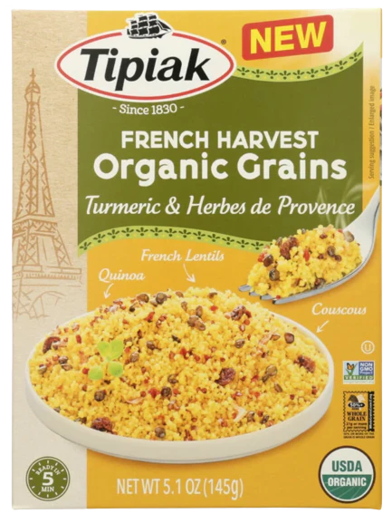 Tipiak French Harvest Organic Grains Turmeric & Provence Herbs (8 Pack) - Image 2