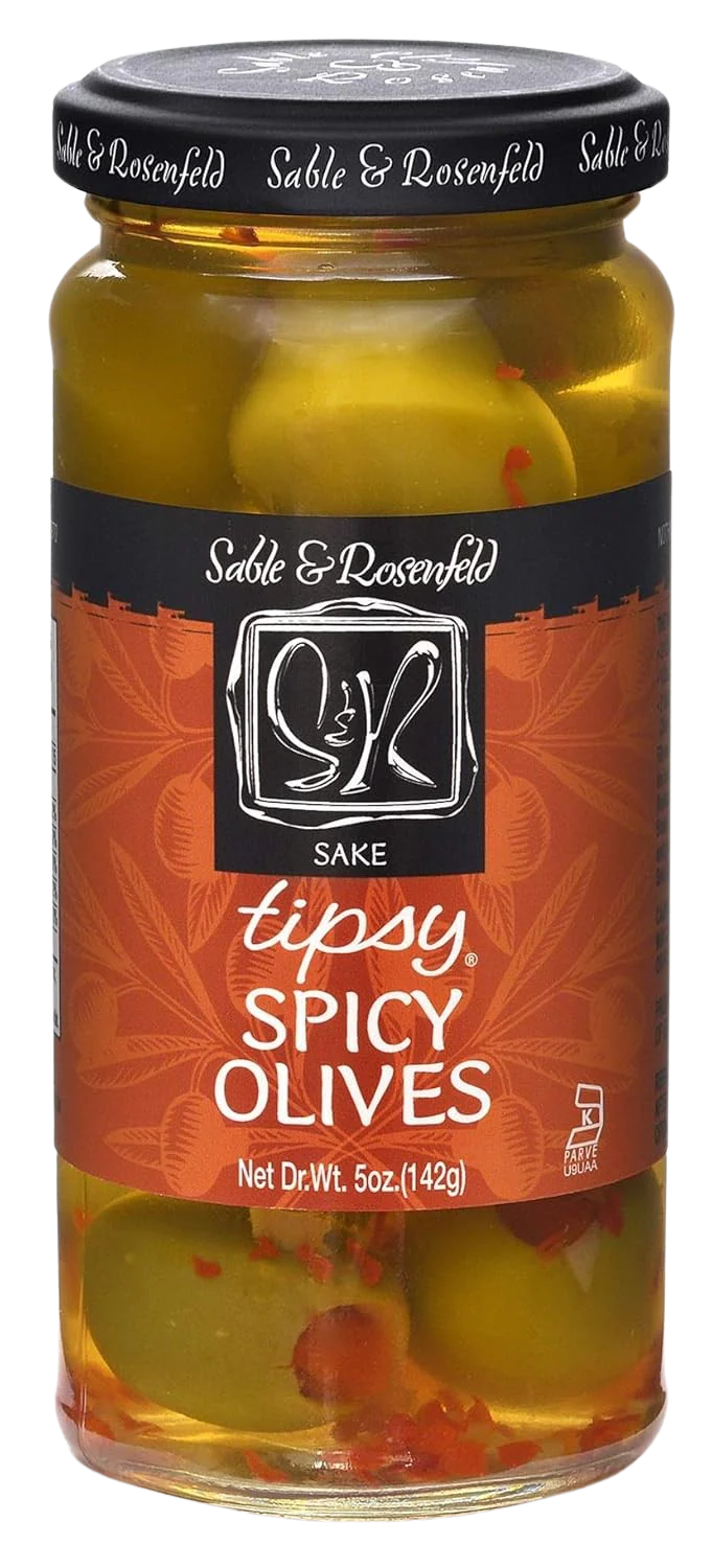 Tipsy Fiery Hot Olives