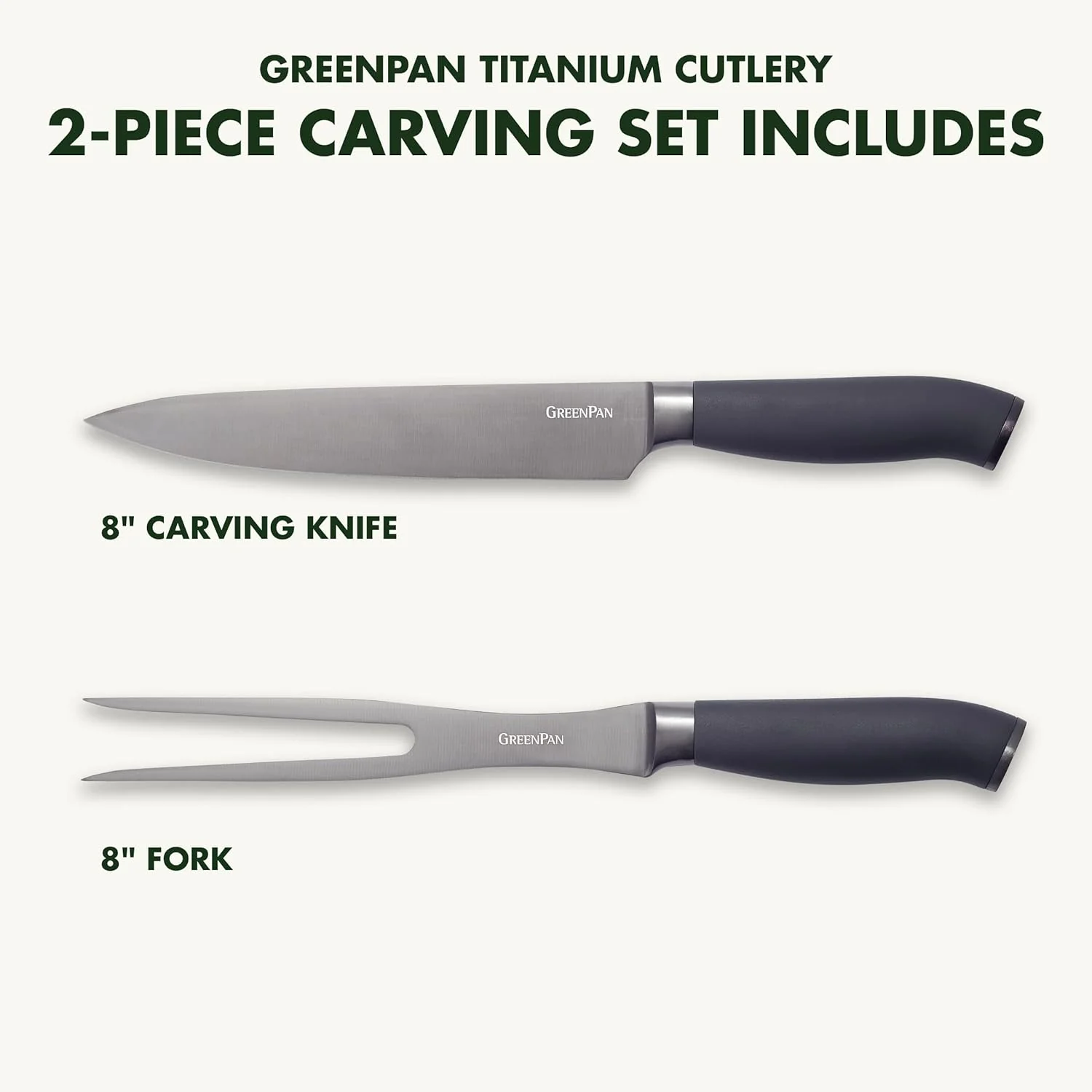 Titanium Carving Set - Grey - Image 2