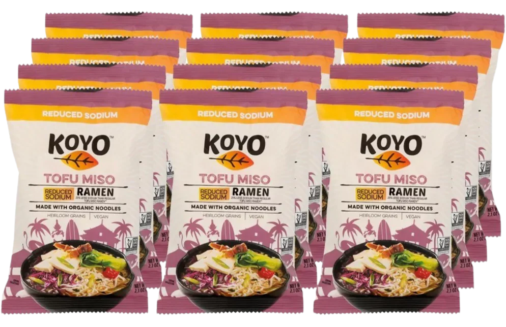 Tofu Miso Reduced Sodium Ramen (12 Packs)