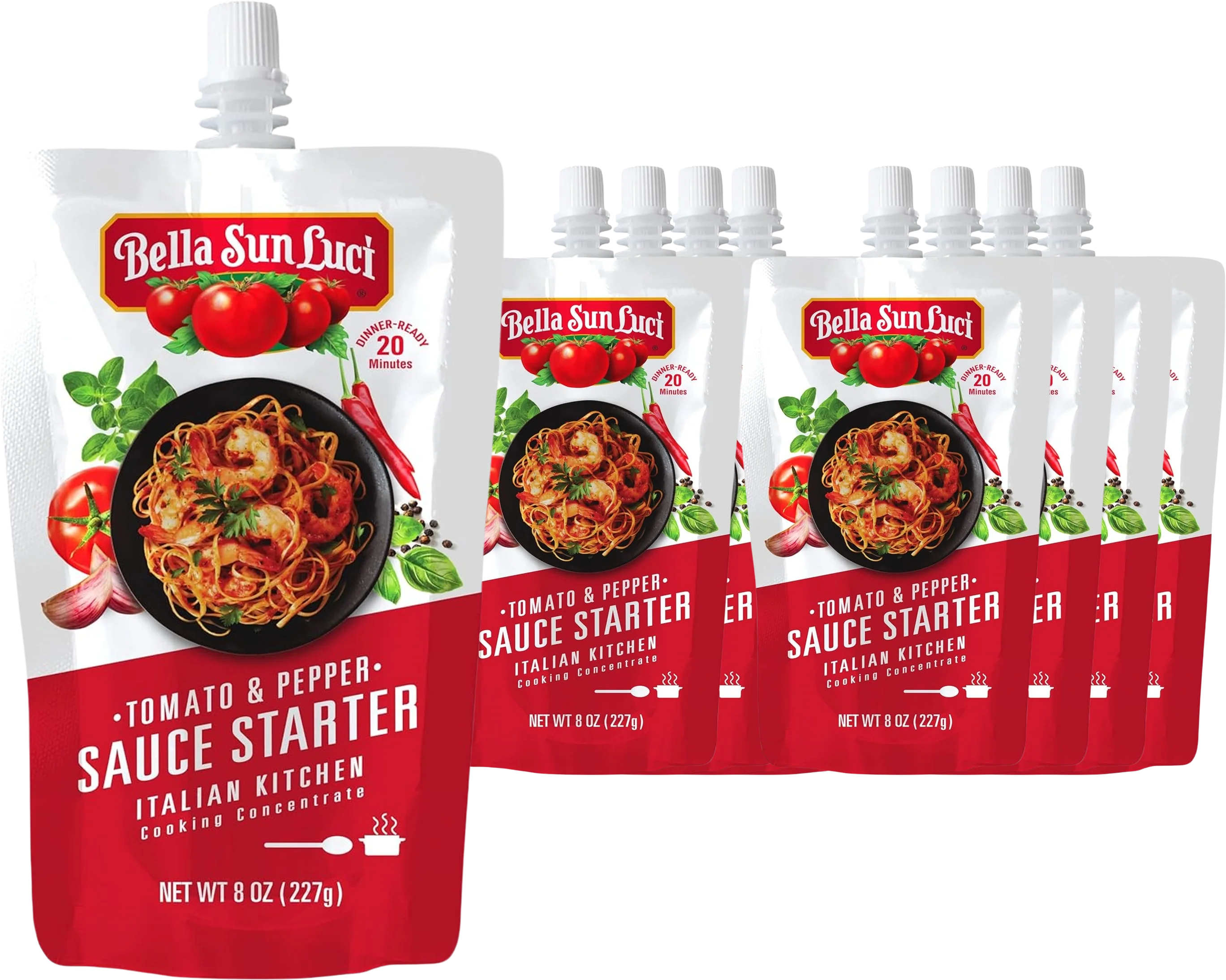 Tomato and Pepper Sauce Starter (8 Pack)