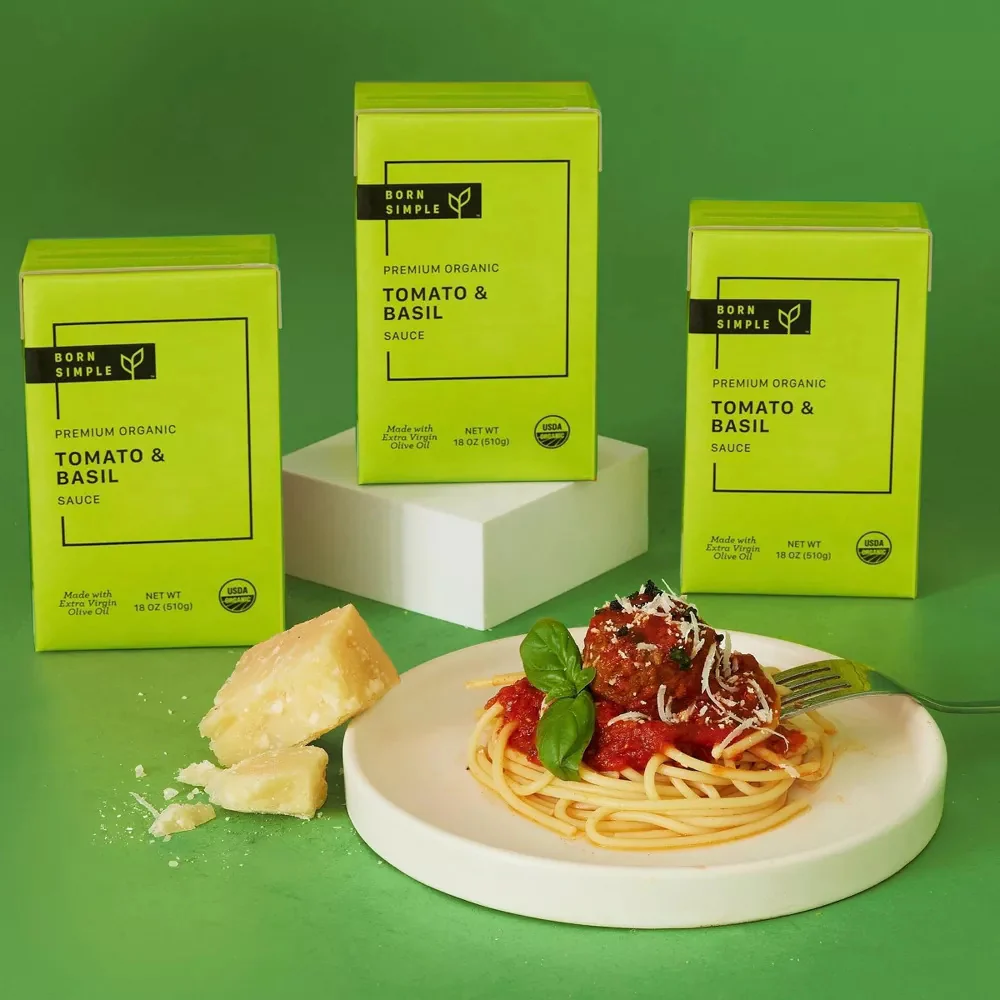 Organic Tomato & Basil Pasta Sauce - Image 3