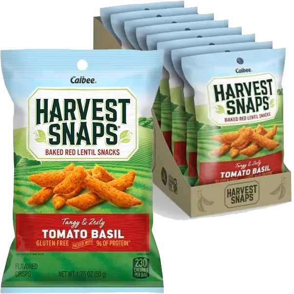 Tomato Basil Snack Crisps (8 Pack)