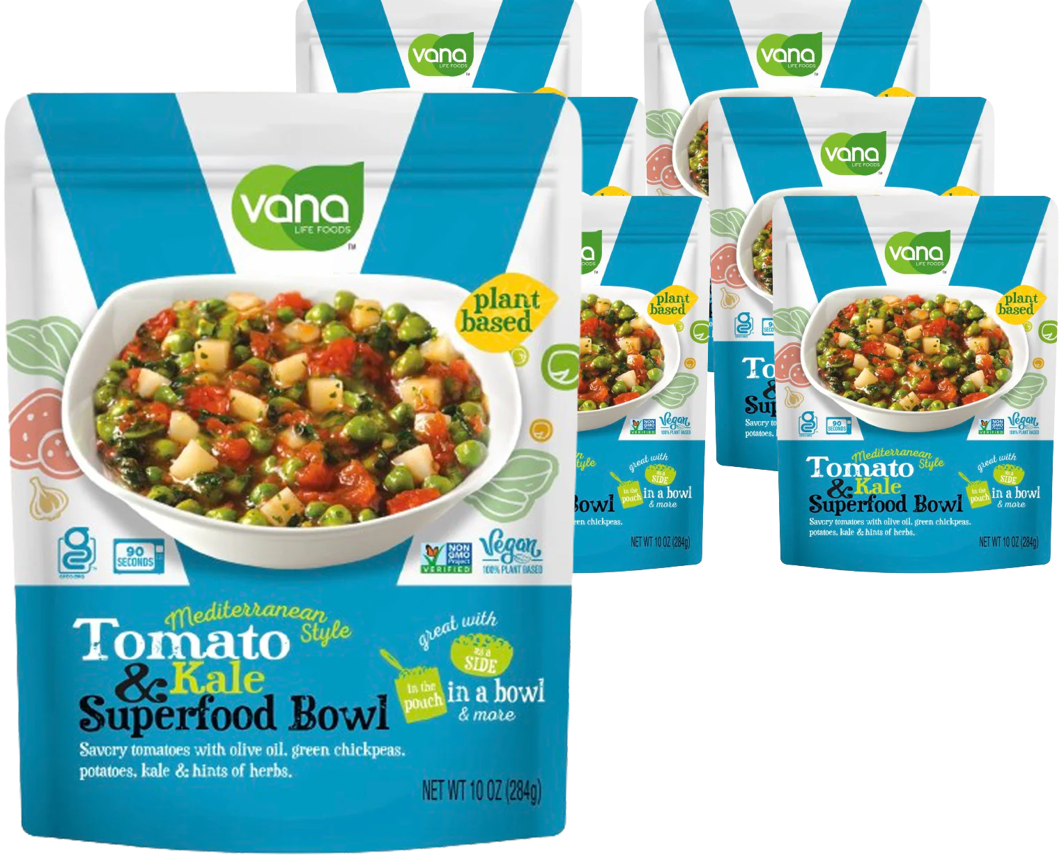 Tomato & Kale Mediterranean Style Superfood Bowl (6 Pack)
