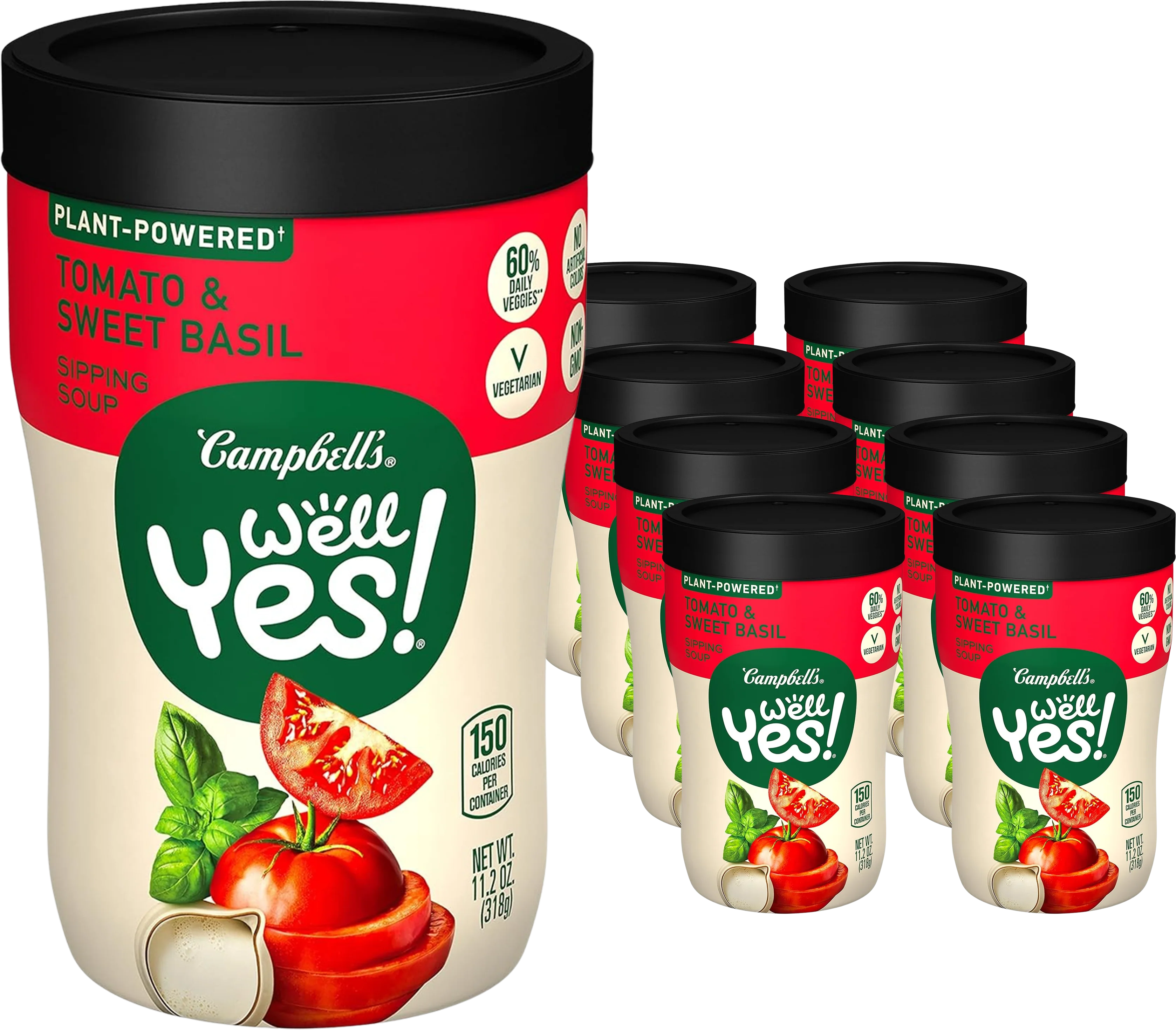 Tomato & Sweet Basil Sipping Soup (8 Pack)