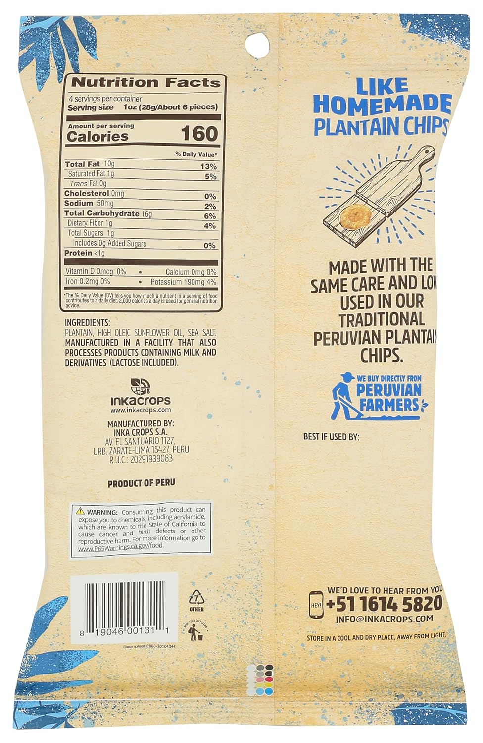 Tostones With Sea Salt Vegetable Chips - Image 2