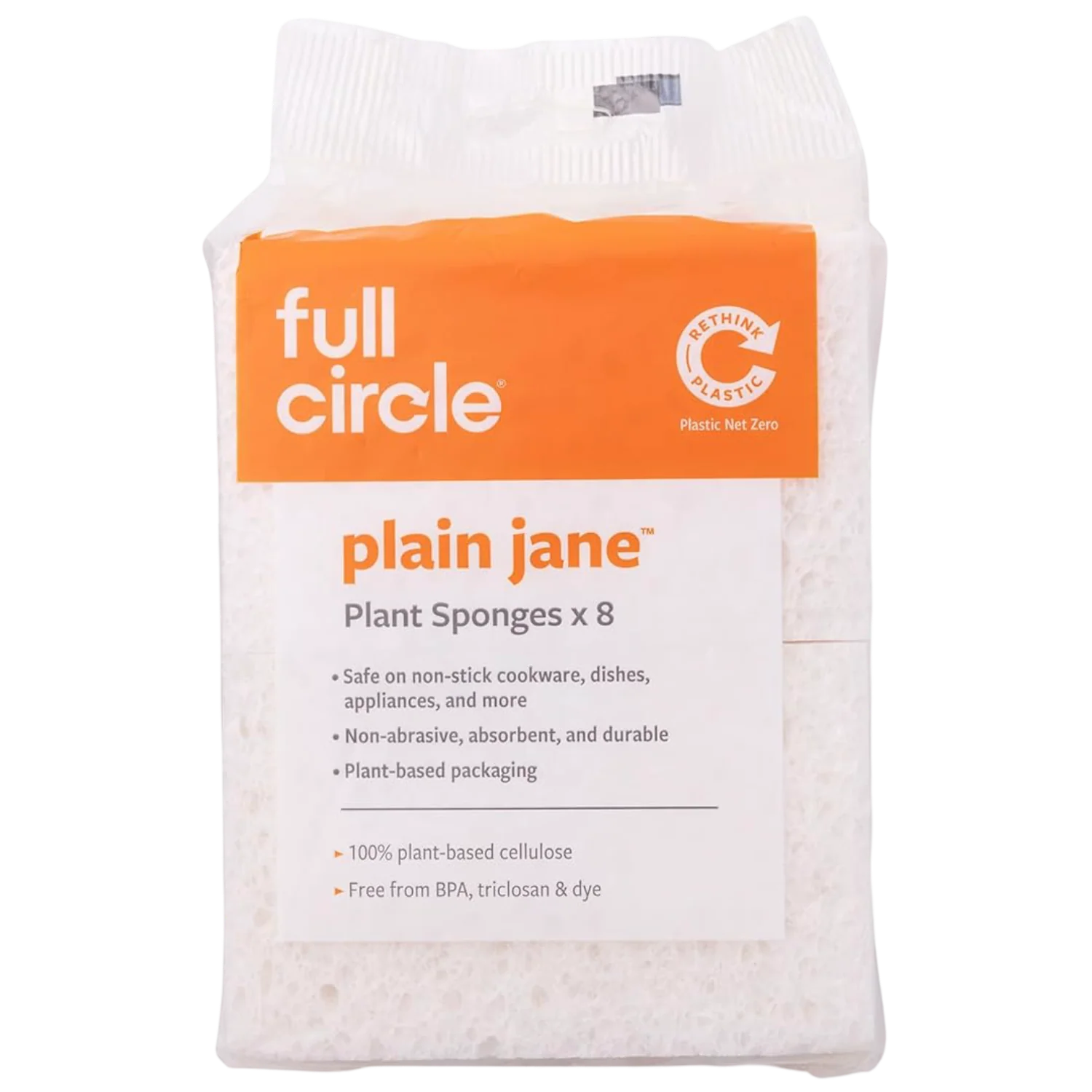 Totally Plant-Based Sponges (8 Pack)