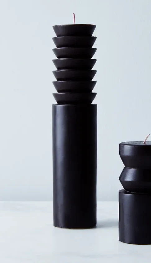 Totem Candle Large - Black - Image 3