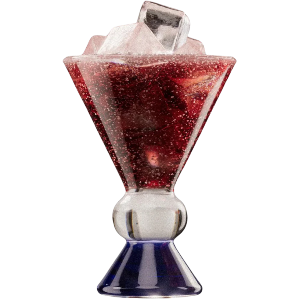 Totem Glass - Clear & Blue - Image 2