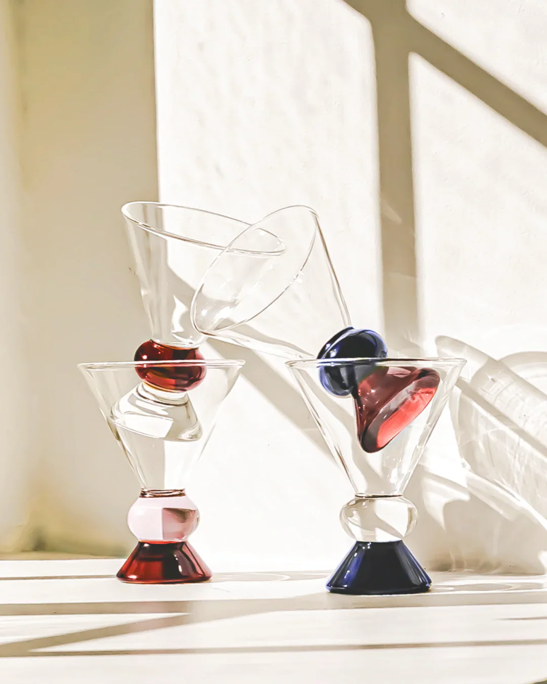 Totem Glass - Clear & Blue - Image 4