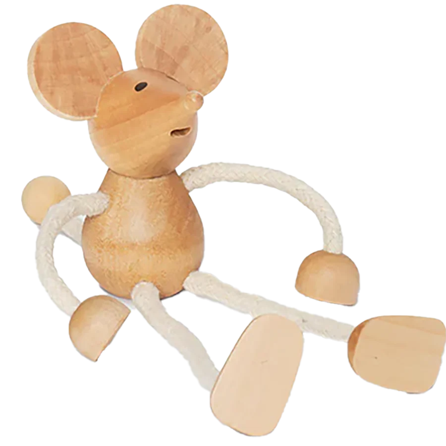 Palimal Toy Figurine With Magnets - Mouse Natural - Image 2