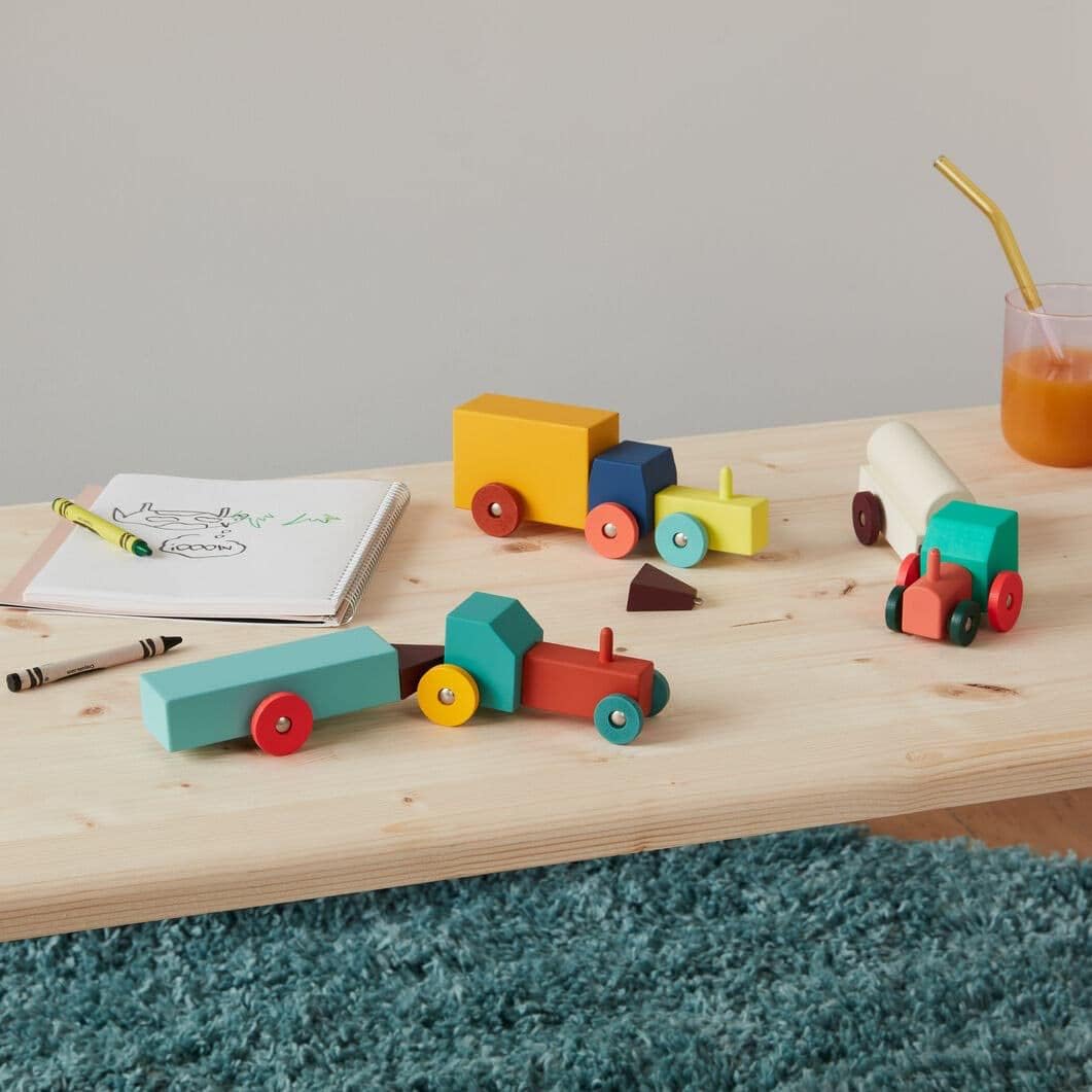 Tractor Wooden Toy Set - Image 2