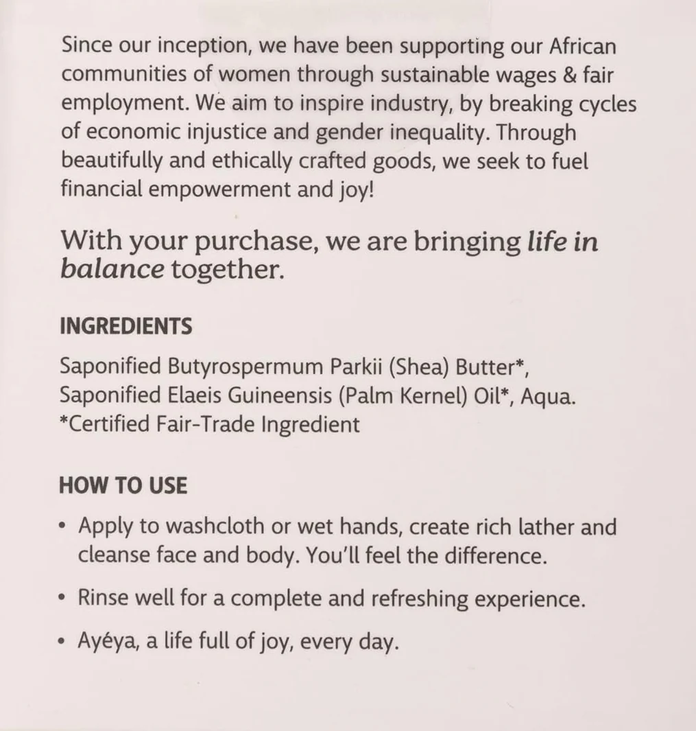Traditional African Black Soap Bar - Gratitude - Image 5