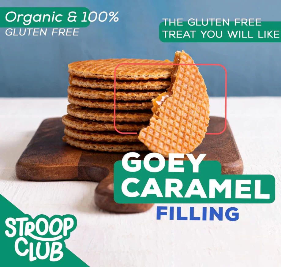 Traditional Caramel Gluten Free Stroopwafel (8 CT) - Image 4