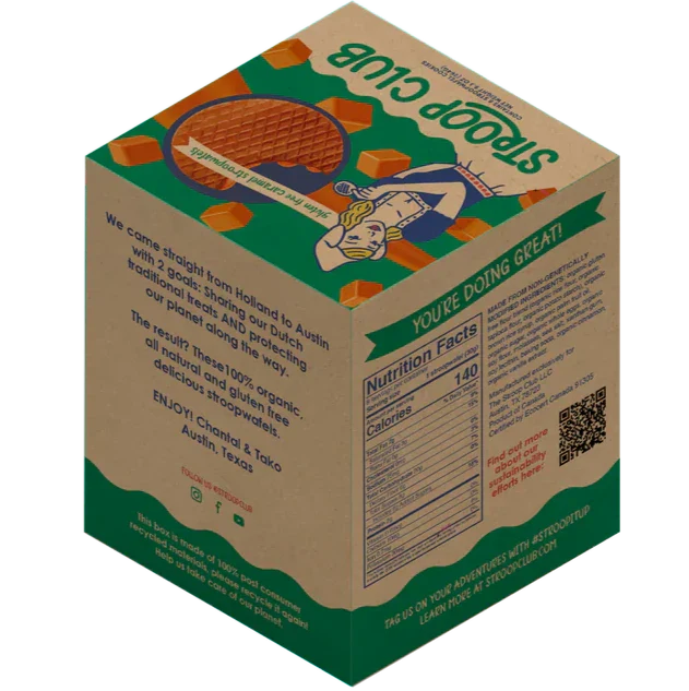 Traditional Caramel Gluten Free Stroopwafel (8 CT) - Image 5