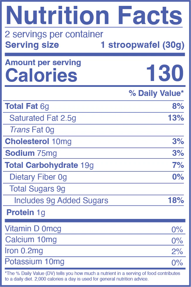 Traditional Caramel Gluten Free Stroopwafel (8 CT) - Image 6