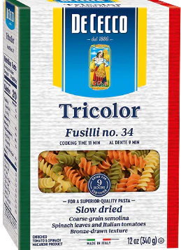 Tricolor Fusilli Pasta (2 Pack) - Image 2