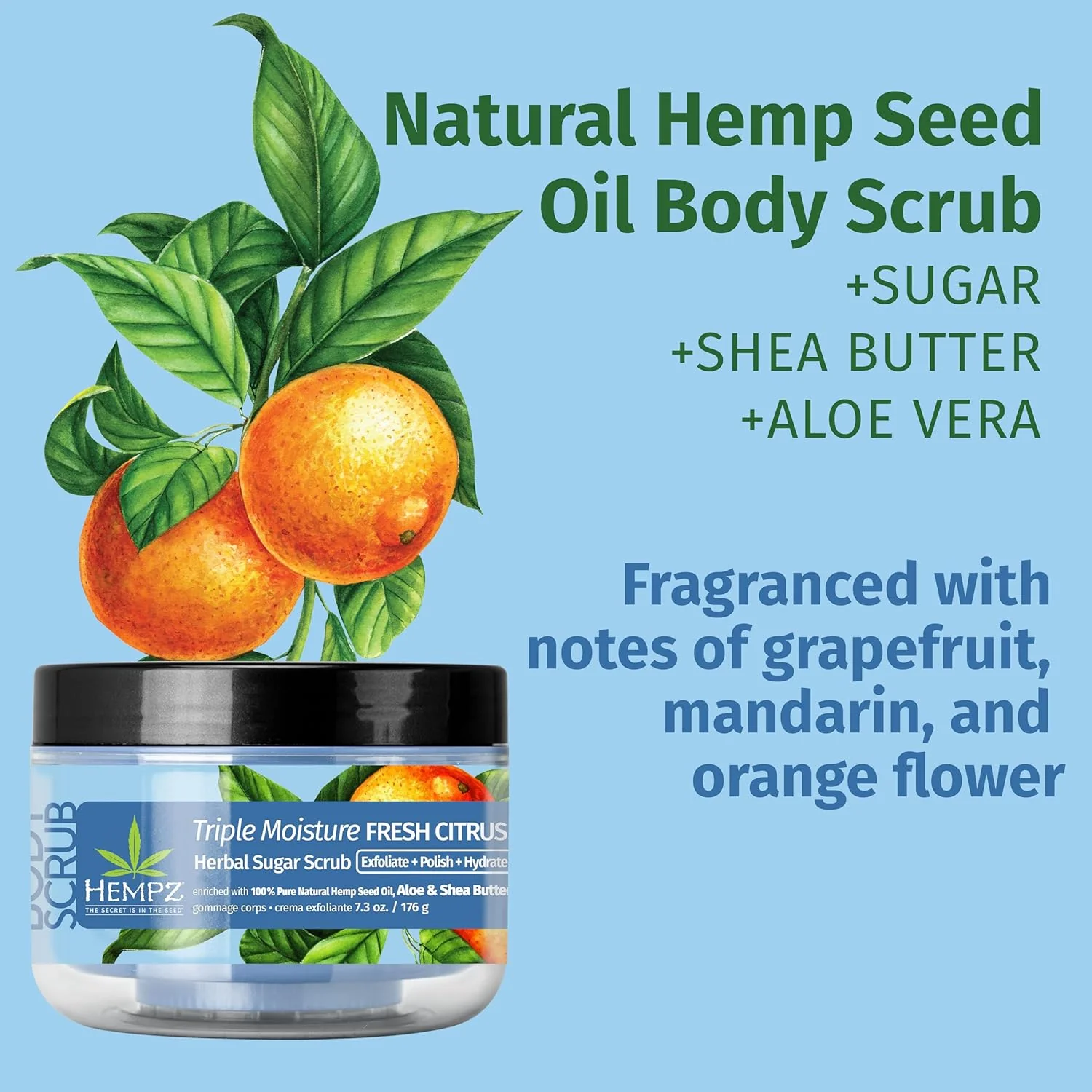 Triple Moisture Fresh Citrus Sugar Scrub - Image 4