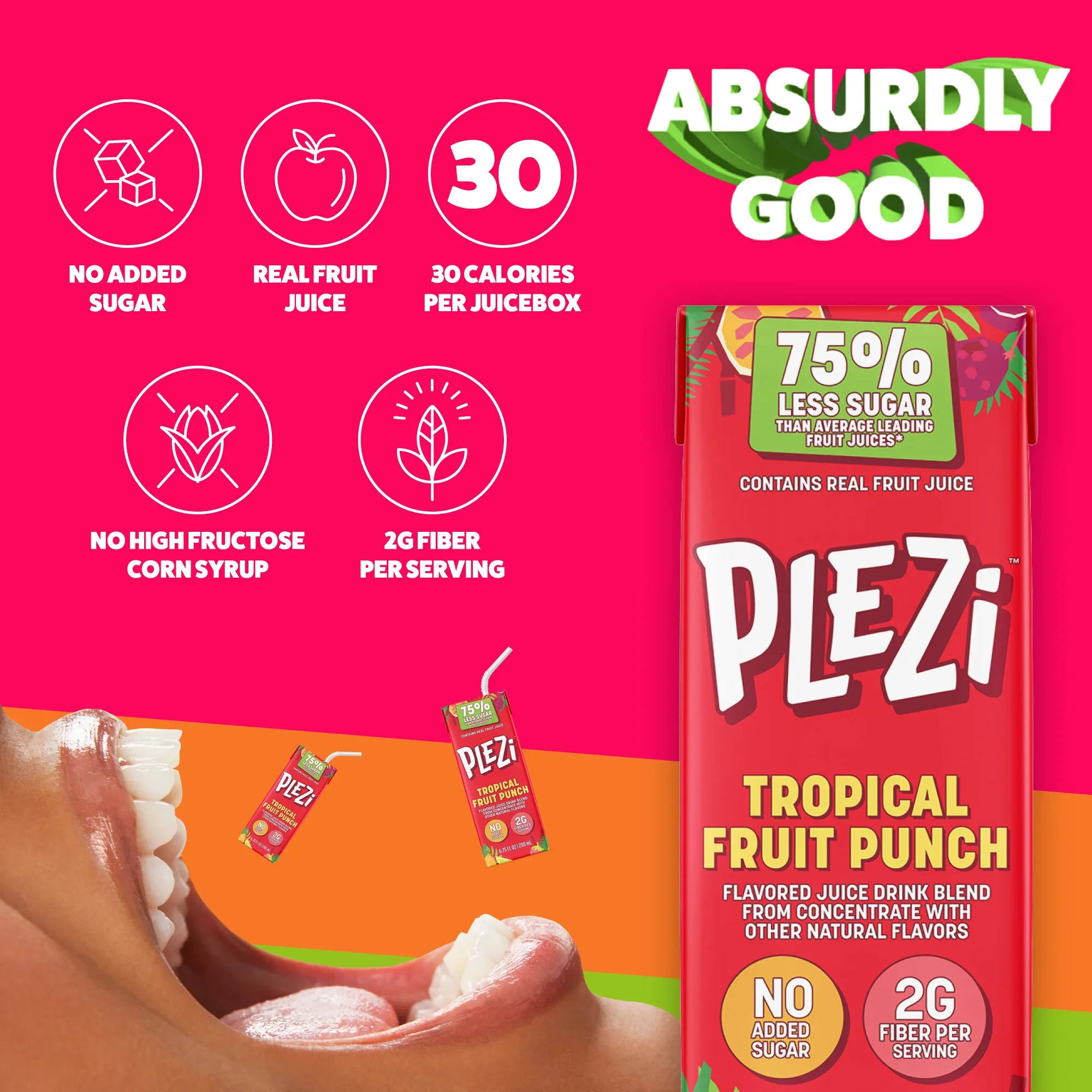 Tropical Punch Flavored Juice Drink (8 Pack) - Image 2