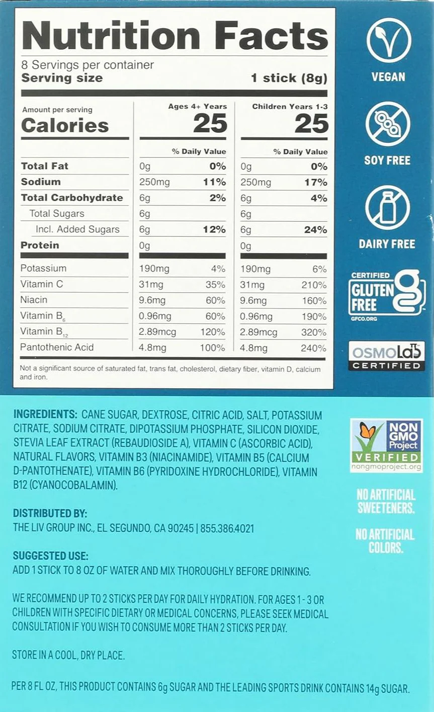 Tropical Punch Kids Electrolyte Drink Mix (8 CT) - Image 3