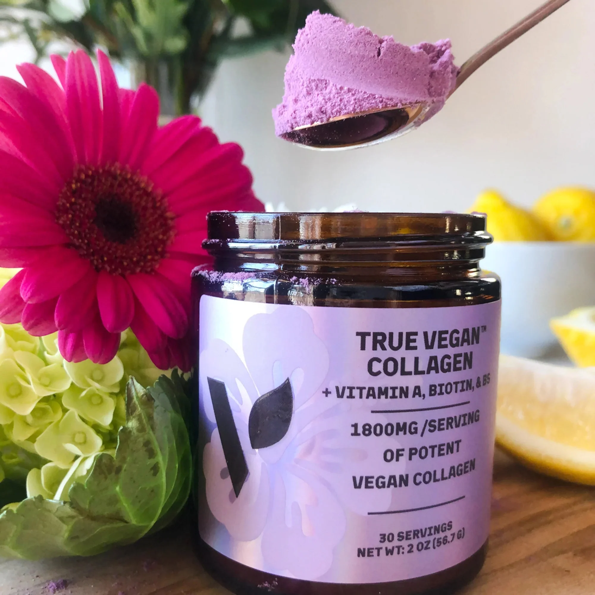 True Vegan Collagen + Vitamins A, B5 & Biotin - Image 3