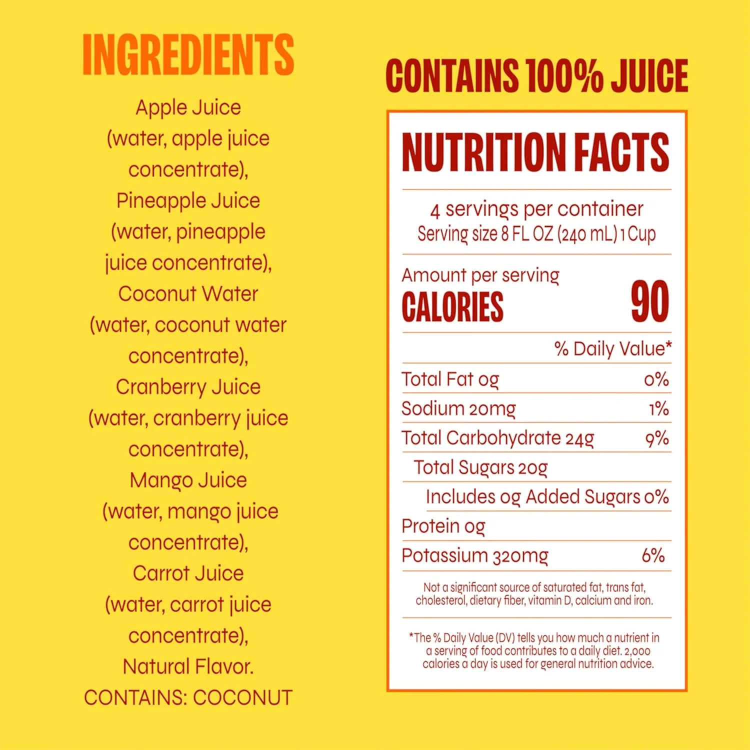 Truly Tropical Juice - Pineapple Mango - Image 3