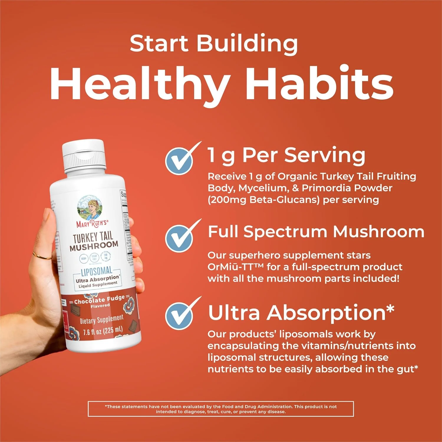 Turkey Tail Mushroom Liposomal Supplement - Image 4