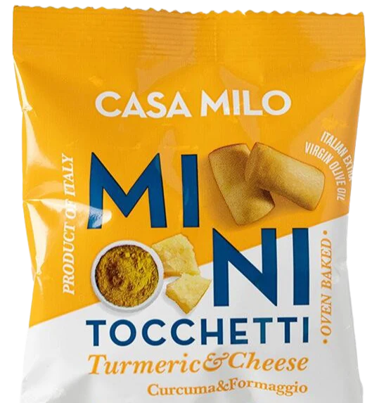 Turmeric & Cheese Mini Tocchetti - Small Breadsticks