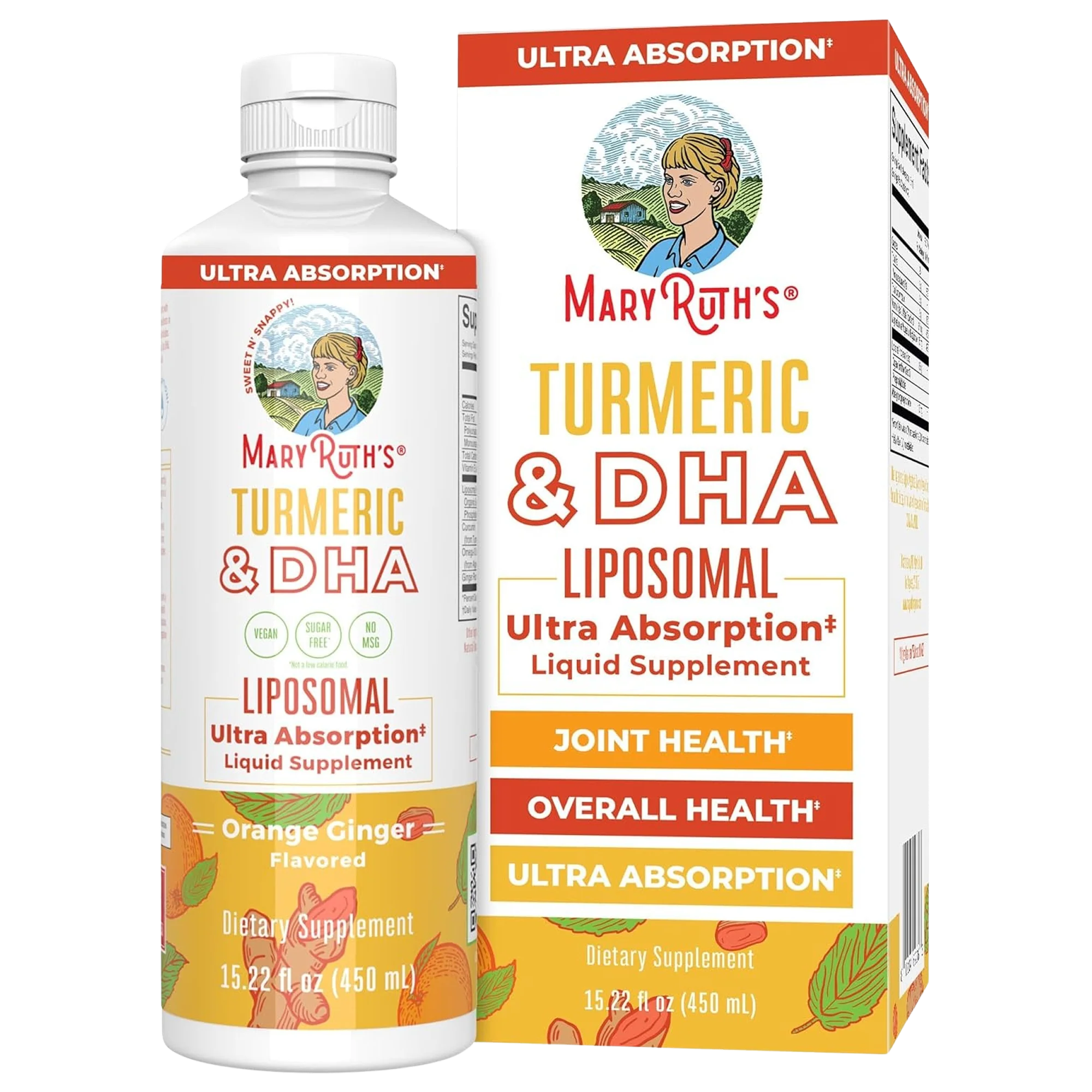 Turmeric & DHA Liposomal - Orange Ginger