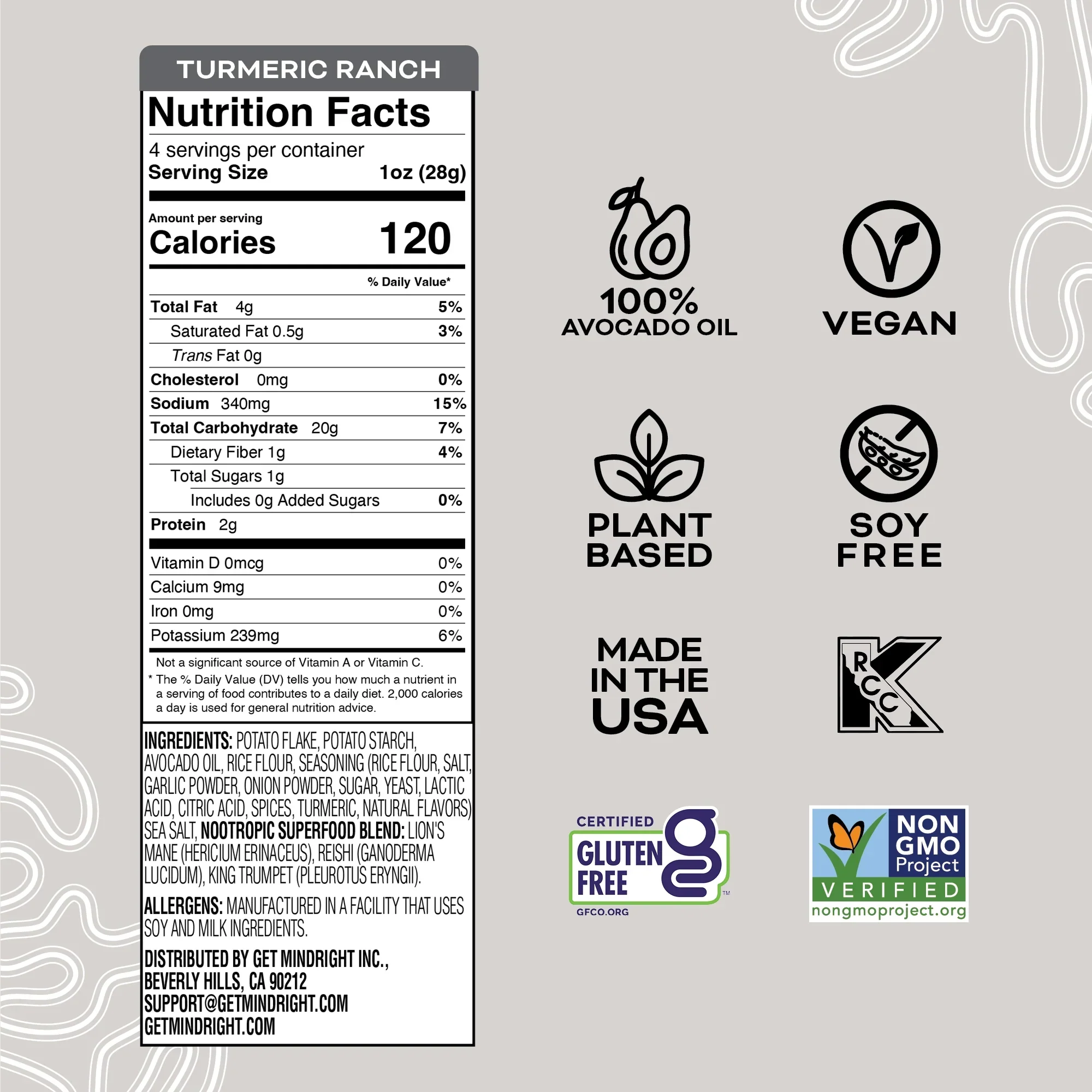 Turmeric Ranch Popped Chip - Image 4
