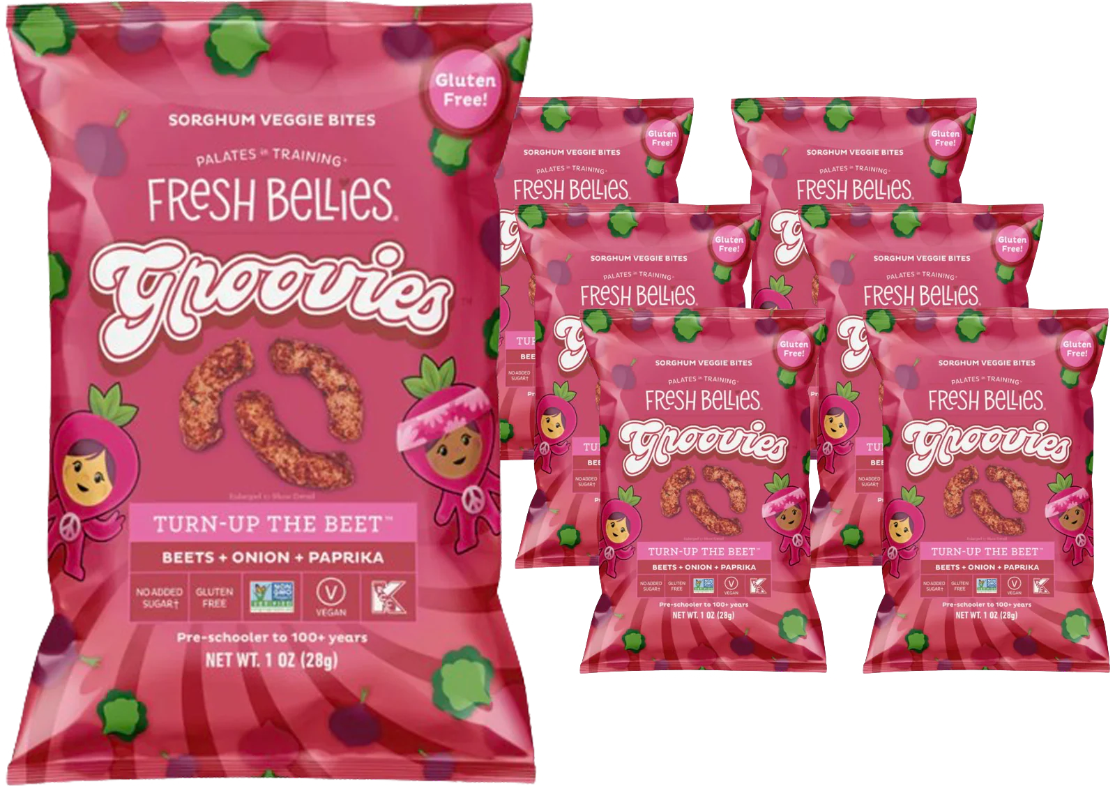 Turn Up Beet Groovies Veggie Bites (6 Pack)