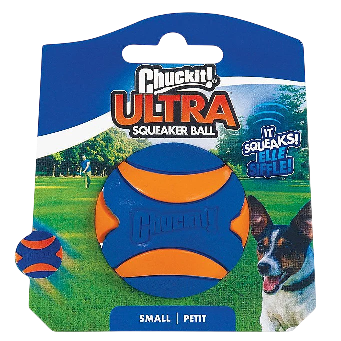 Ultra Squeaker Ball Dog Toy - Small