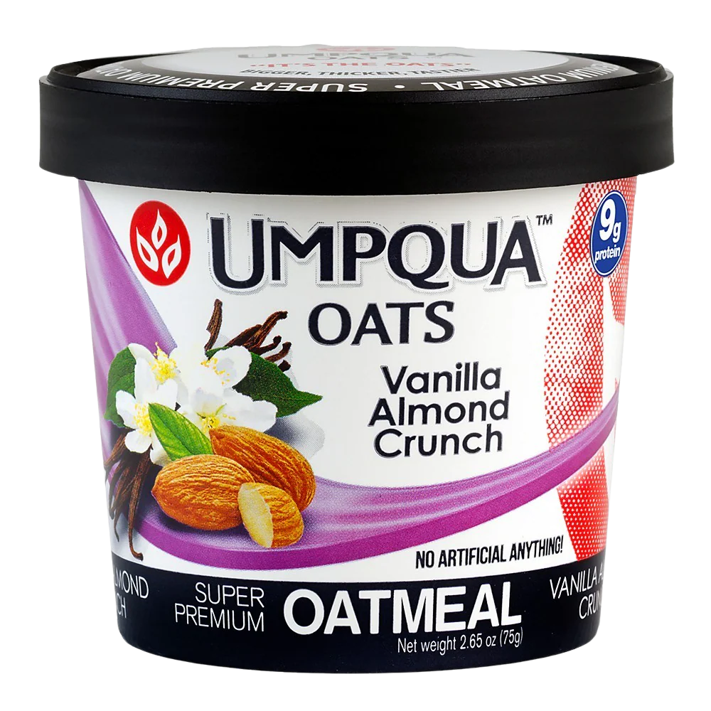 Vanilla Almond Crunch Oatmeal Cups