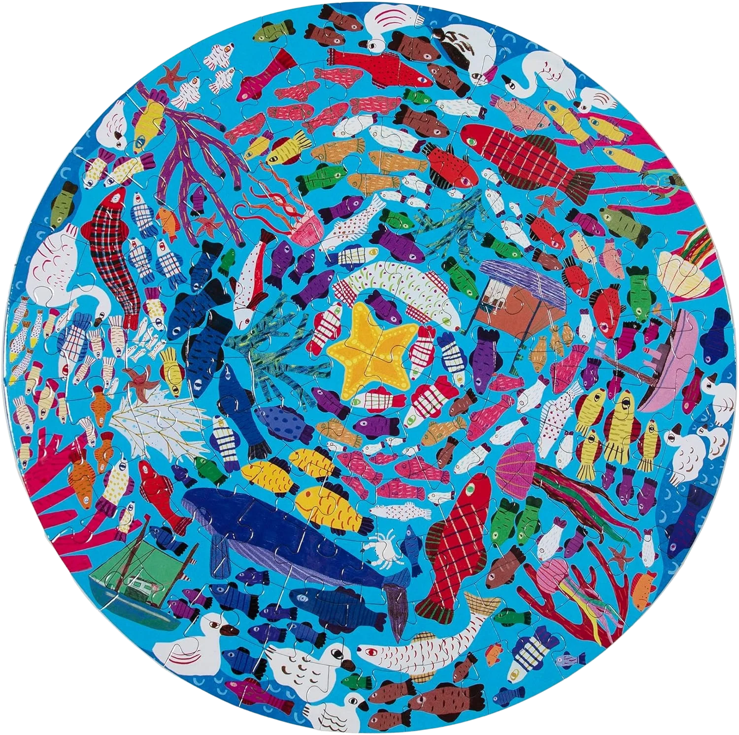 Under The Sea - 100pc Round Jigsaw Puzzle - Image 2