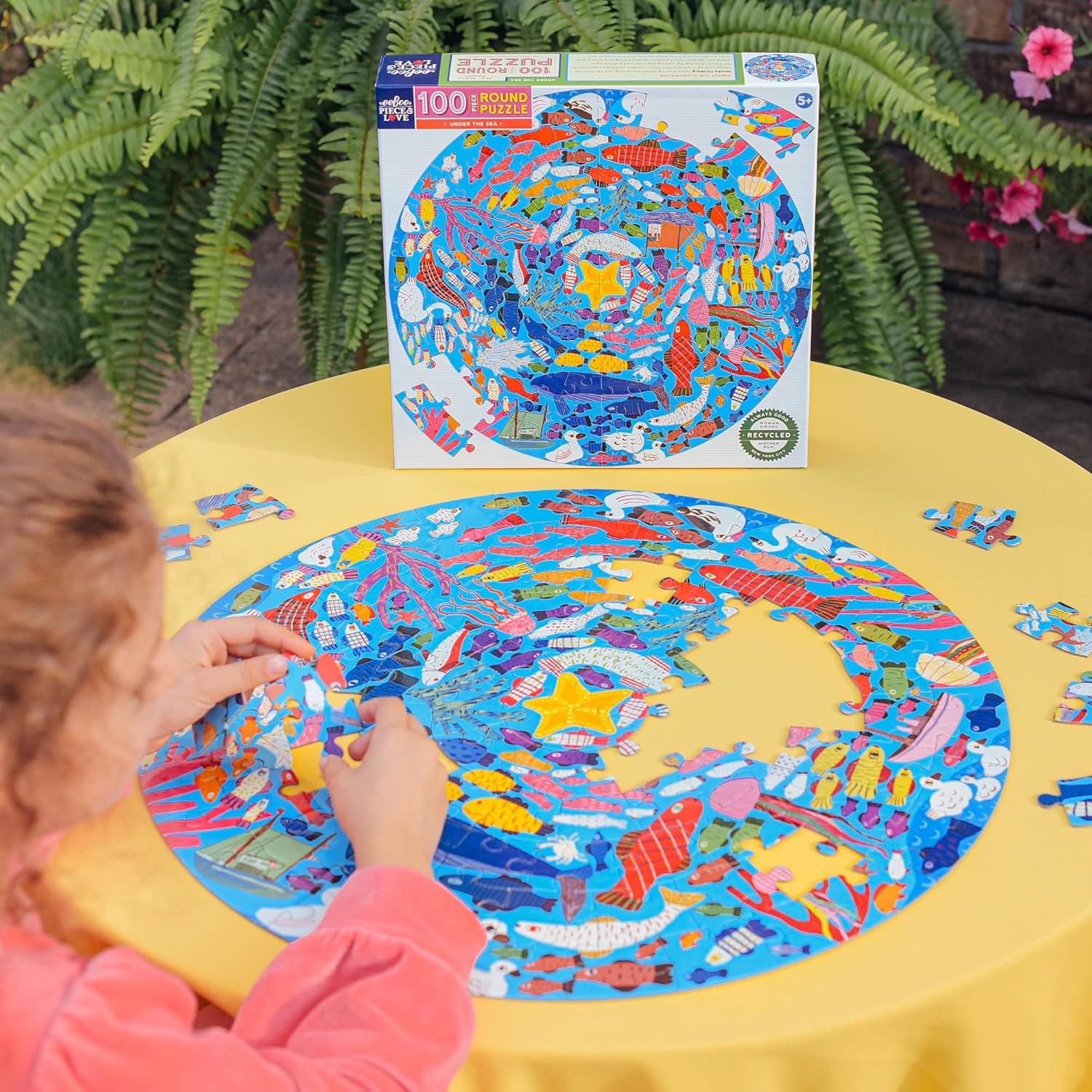 Under The Sea - 100pc Round Jigsaw Puzzle - Image 3