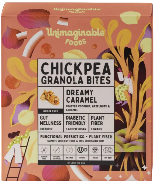 Caramel Chickpea Granola Bites