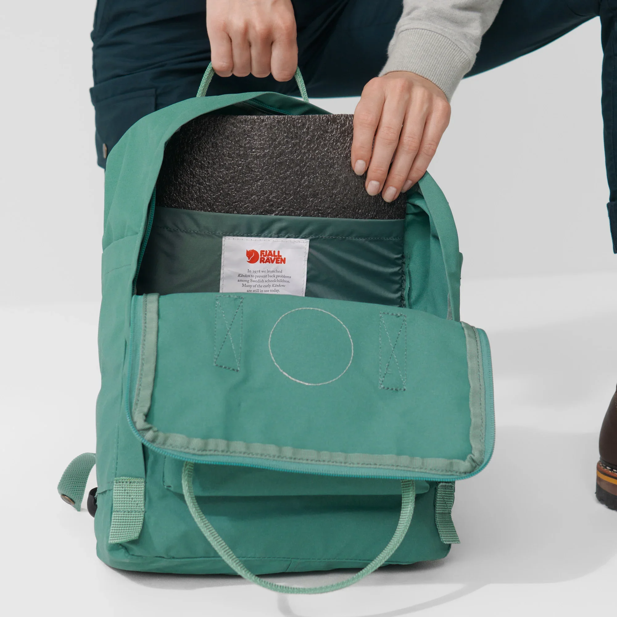 Unisex Travel Backpack - Arctic Green - One Size - Image 4